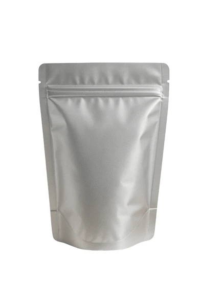 Kilitli Alüminyum Doypack Kahve Kuruyemiş Bakliyat Kedi Köpek Kuş Yemi Saklama Torbası 20x30 cm 25Li - Resim 5