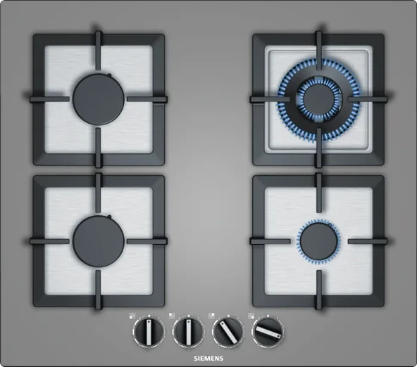 SIEMENS EP6A8HB20 TİTANIUM GRİ GAZLI OCAK ürün görseli