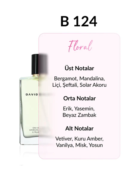 David Walker B124 Jewelli 50 ml Kadın Parfüm | Floral ürün görseli 1