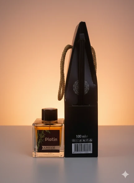 Platin Amber Bambu Çubuklu Oda Kokusu 100ml - Resim 3