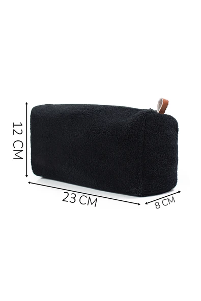 Pababo Yumuşak Peluş Makyaj Çantası - Şık ve Kullanışlı Kadın Kozmetik Çantası - Resim 5