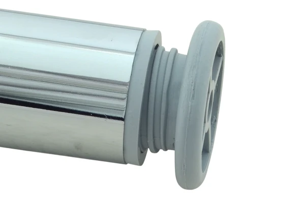 LUDIA Metal Ayarlanabilir 3 Adet Mobilya Ayağı Metal Tablalı 10cm - Resim 2