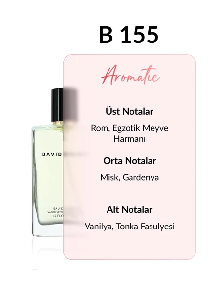 David Walker B155 Vip 50 ml Kadın Parfüm | Aromatic - Resim 2