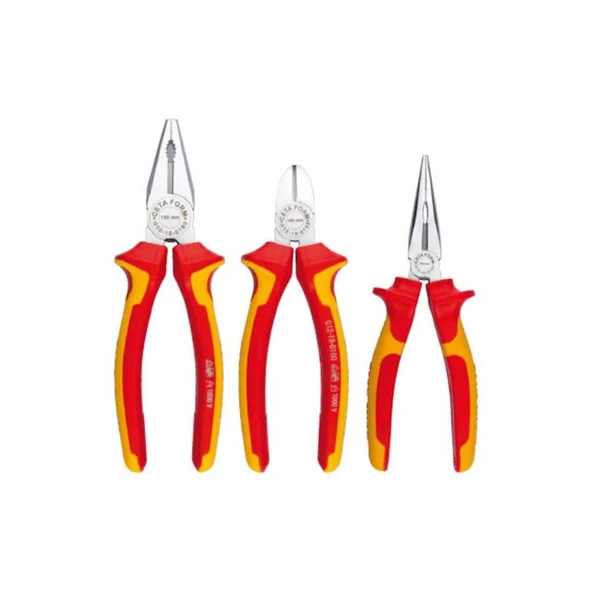 Ceta Form G99-18-03A 3 Parça 1000V İzoleli Pense Takımı (Vde Onaylı) ürün görseli