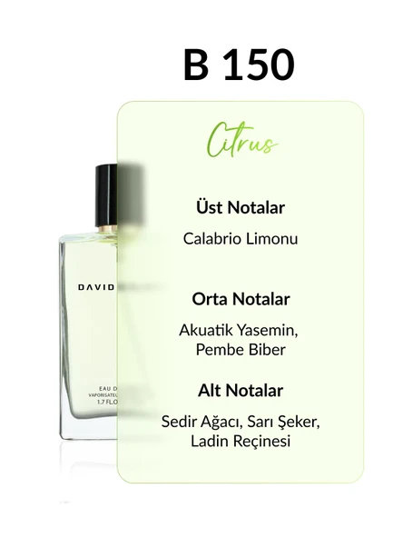 David Walker B150 Nonses 50 ml Kadın Parfüm | Citrus - Resim 2