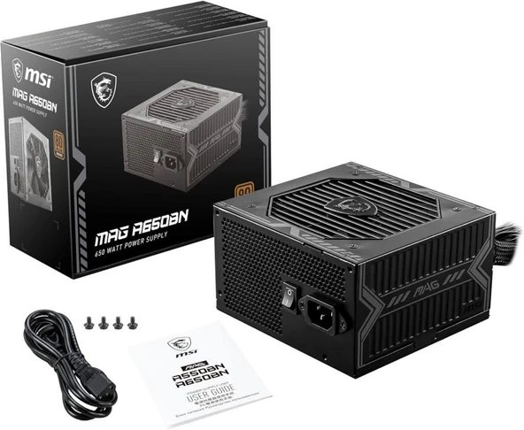 MSI MAG A650BN 650 W Power Supply Outlet - Resim 2