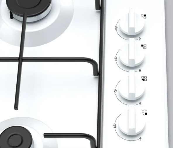 SIEMENS EB6C2PB80O  BEYAZ GAZLI OCAK - Resim 2