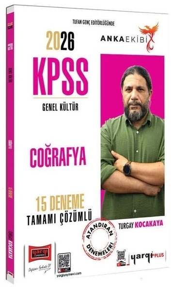 Yargı 2026 KPSS Coğrafya 15 Deneme Çözümlü Anka Ekibi - Turgay Kocakaya Yargı Yayınları ürün görseli 1