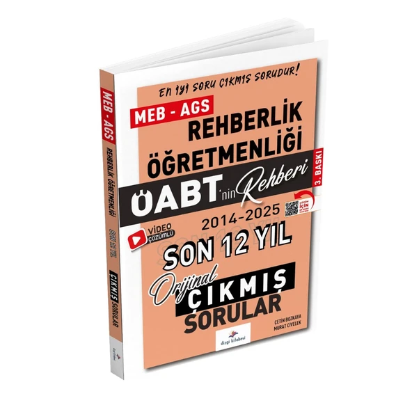 2026 Meb Ags ÖABT Rehberlik Öğretmenliği Öabtnin Rehberi Konularına Göre Tasnif Edilmiş Son 12 Yıl Orijinal Video Çözümlü Çıkmış Sınav Soruları Dizgi ürün görseli 1