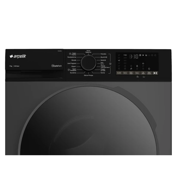 Arçelik 11140 MXA 1400 Devir 11 kg Çamaşır Makinesi - Resim 4