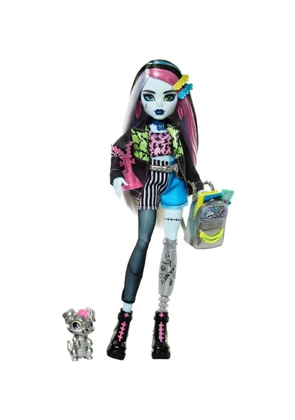 Monster High Frankie Stein HPD53 HXH73 Lisanalı Ürün - Resim 3