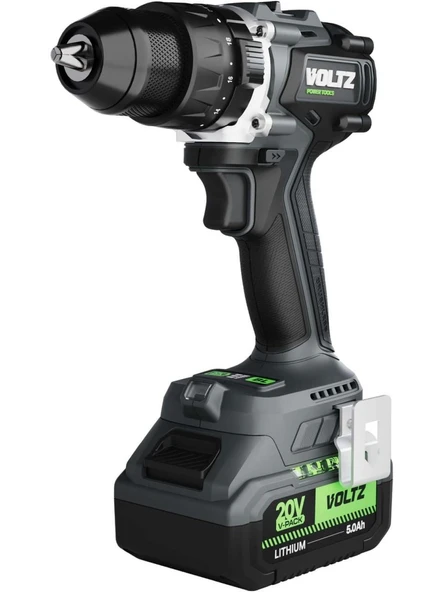 Voltz - 60 Nm - 20 Volt 5 Amper Profesyonel Akülü Matkap Vidalama (VZDR-20I ürün görseli 1