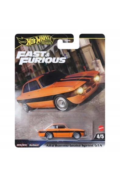 Hot Wheels Premium Fast & Furious Alfa Romeo Giulia Sprint GTA HNW46 JBM04 ürün görseli 1