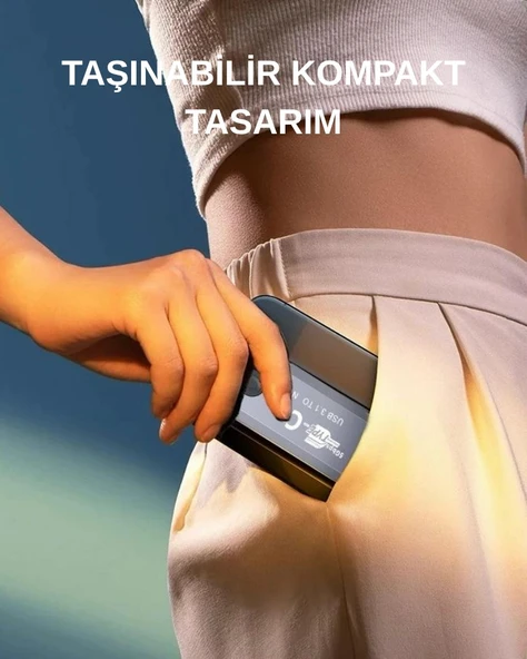 USB 3.1 Type-C To Pcıe Express Nvme SSD M.2 M-Key M&b-Key Hard Disk Kutusu - Resim 5