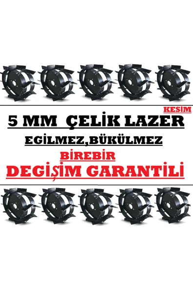 DALAZ,AYKA RZ 200 ÇAPA MAKİNASI UYUMLU ÇELİK DEMİR TEKER TAKIMI - Resim 3