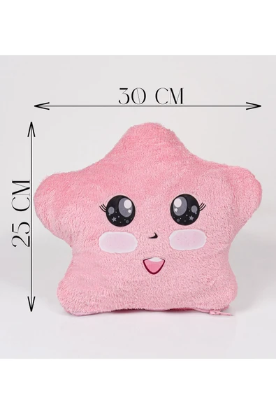 Harika Peluş Fabrikası Uyku Arkadaşım Ledli Yıldız Yastık - Resim 5