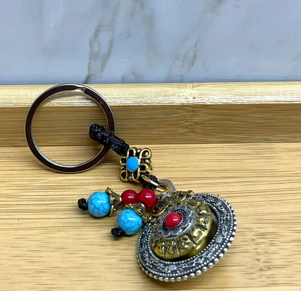 Mantra Çarkı Şans Anahtarlık ürün görseli 1