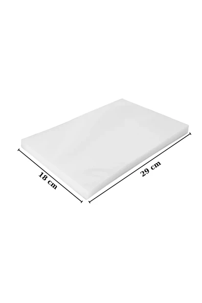 Endüstriyel Vakum Poşet Torba Et Tavuk Peynir Gıdayla Temasa Uygun 160 Mikron Düz 29x18 cm 50 Adet - Resim 5