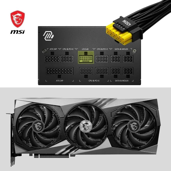 MSI MAG A750GL Gen5.1 750 W Power Supply Teşhir - Resim 6