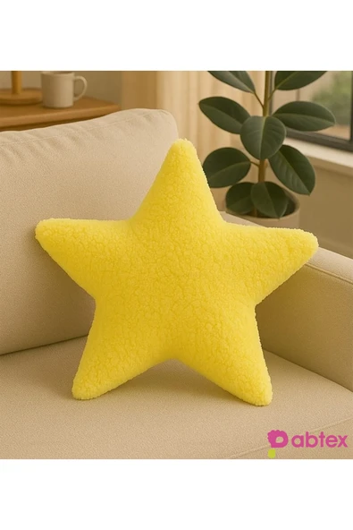 Ayıcı Oyuncak Yumuşak Peluş Yıldız Yastık – Sevimli Ev Dekoru ürün görseli 1