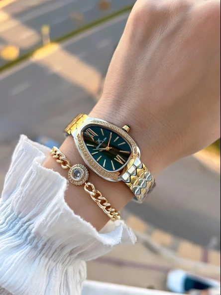 Daniel Klein Çelik Kordon 30 Mt Suya Dayanıklı Kadın Kol Saati+Bileklik BF.GF.10067.5 - Resim 3