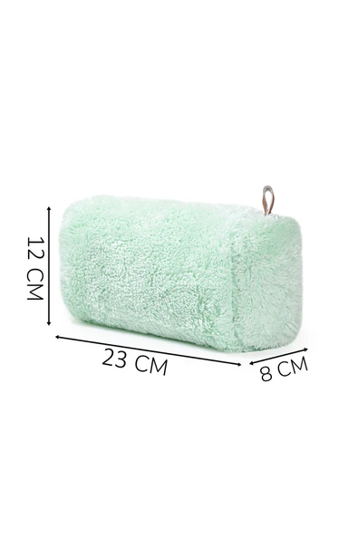 Pababo Yumuşak Peluş Makyaj Çantası - Şık ve Kullanışlı Kadın Kozmetik Çantası - Resim 5