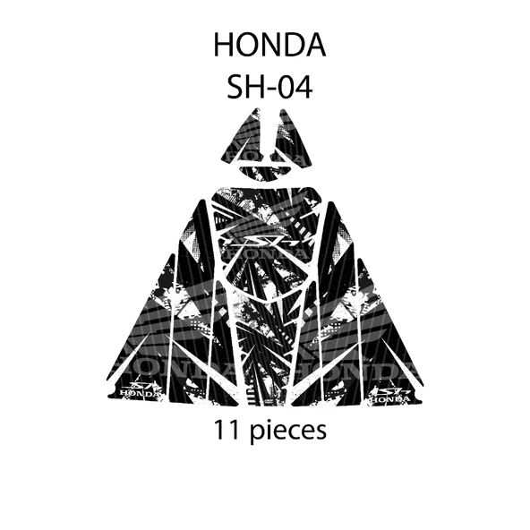 Honda SH-125 ( 2024 ) ile Uyumlu 11 Parça Tank Pad Seti GC21-4 - Resim 2