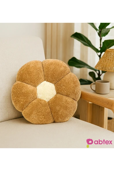 Harika Peluş Fabrikası Sevimli ve Şık Peluş Yastık – Dekoratif Çiçek Modeli 40 cm ürün görseli 1