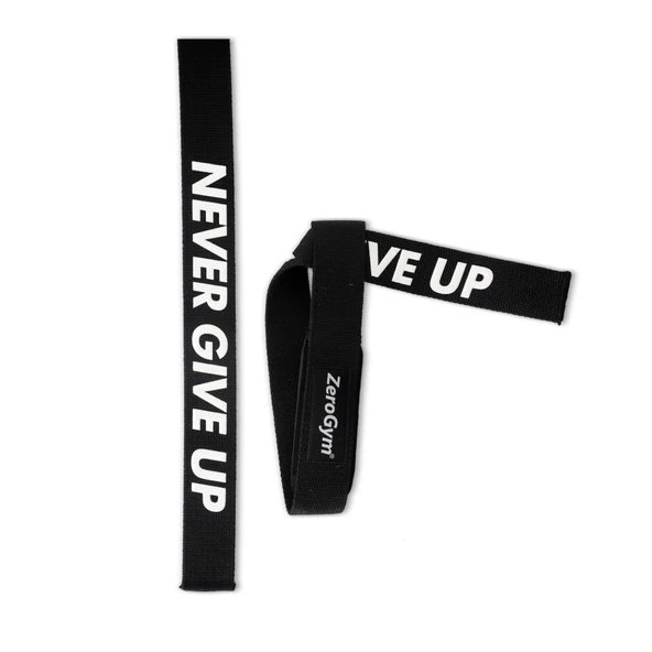 Zerogym Lifting Strap, Kaydırmaz Silikon Takviyeli Ağılık Kaldıma Kayışı 2li - Resim 3