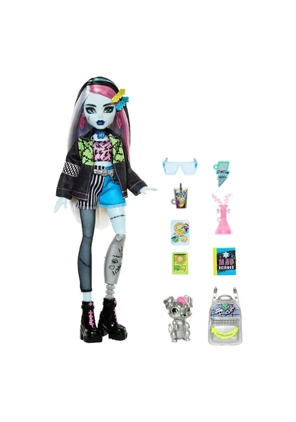 Monster High Frankie Stein HPD53 HXH73 Lisanalı Ürün - Resim 2