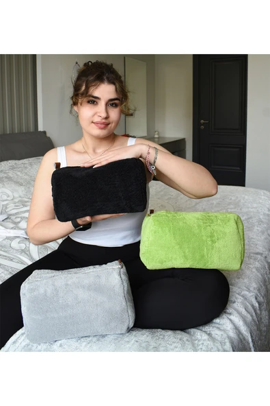 Harika Peluş Fabrikası Yumuşacık Peluş Seyahat Çantası – Konforlu ve Şık Tasarım - Resim 4