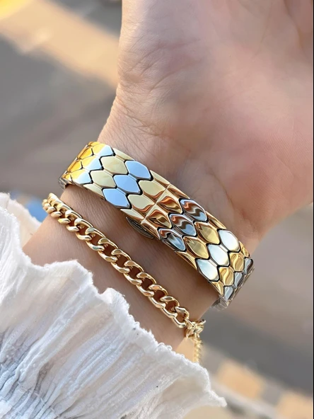 Daniel Klein Çelik Kordon 30 Mt Suya Dayanıklı Kadın Kol Saati+Bileklik BF.GF.10067.4 - Resim 3