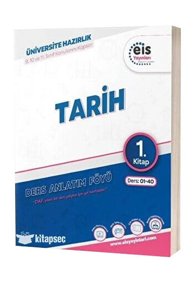 Eis Tyt Ayt Tarih 1.Kitap Ders Anlatım Föyü ürün görseli 1