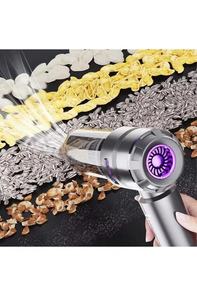 Leerfei Lf-6122 4'ü 1 Arada El Süpürgesi | 16000PA Güçlü Çekim | Fırçasız Motor | Araba, Ev ve Ofis Kullanım - Resim 3