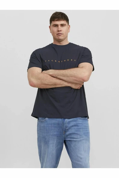Jack Yones Star Büyük Beden Erkek Tişört 12243625 ürün görseli 1
