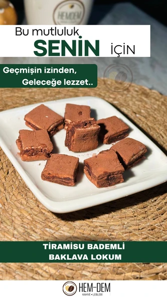 Tiramisu Bademli Baklava Lokum 500 gr ürün görseli 1