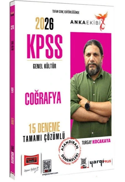 YARGI 2026 KPSS GK COĞRAFYA 15 ÇÖZÜMLÜ DENEME ANKA ürün görseli 1