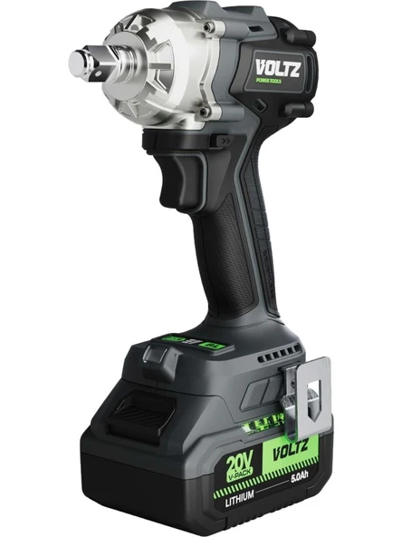 Voltz - 500 Nm - 1/2 - 20 Volt 5 Amper Akülü Somun Sökme Sıkma Makine Seti (Vzıw-20) ürün görseli 1