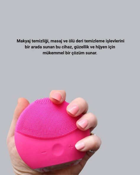 Çok İşlevli Şarjlı Yüz Temizleme ve Masaj Aleti – Derinlemesine Temizlik, Cilt Yenileme ve Kan Dolaşımı Artırıcı - Resim 5