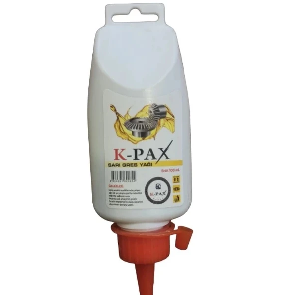 K-PAX SARI GRES YAĞI 100 ML - Resim 2