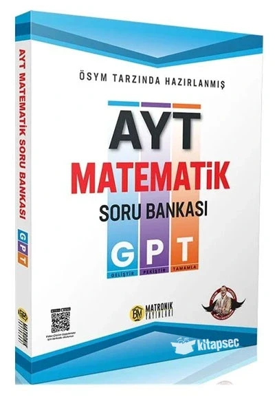 Matronik Ayt Matematik Soru Bankası Gpt Matronik yayın ürün görseli 1