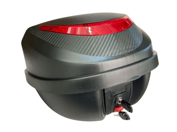 GAFF -GAFF 32 LİTRE MOTOSİKLET  ARKA ÇANTA (SİYAH) - Resim 2