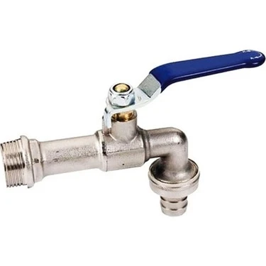 ZAMAK KÜRESEL BAHÇE MUSLUĞU ZAMAK KOLLU 1/2 ürün görseli