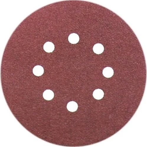 CIRTLI DİSK ZIMPARA 8 DELİKLİ KIRMIZI 225MM 150 KUM ürün görseli