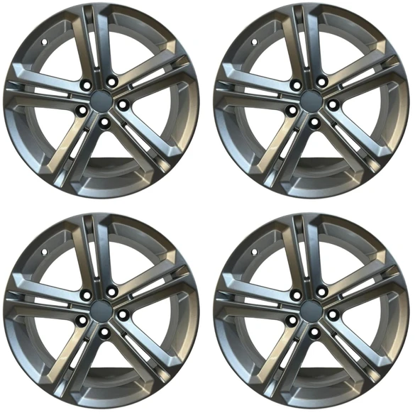 4 lü Takım SONİC 1017 7.5*17 5*100 ET35 67.1 SILVER JANT - Resim 2