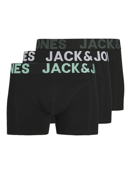 Jack Jones Celıas Solıd 3 Lü Paket Erkek Boxer 12285145 ürün görseli 1