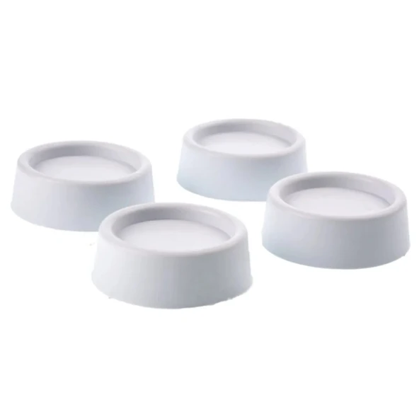 4PCS KÜÇÜK BEYAZ ÇAMAŞIR MAKİNE TİTREŞİM ÖNLEYİCİ AYAK ürün görseli