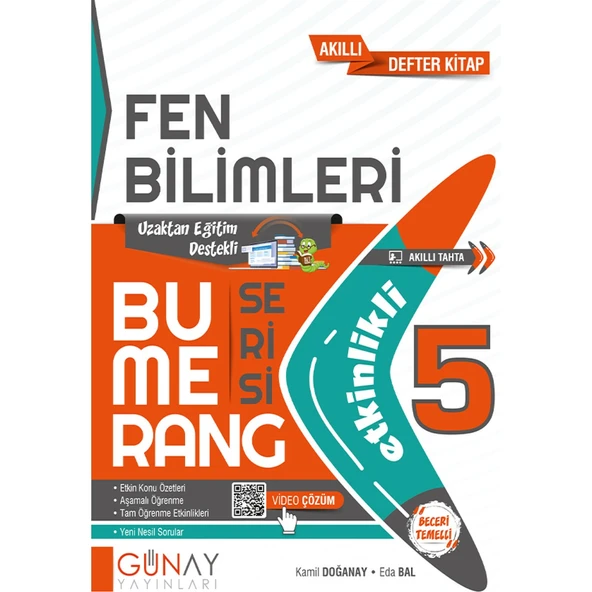 Gün&Ay Yayınları 5. Sınıf Bumerang Türkçe Matematik Fen Bilimleri Deneme Seti - Resim 4