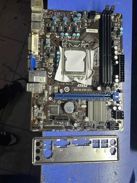 MSI H61M-P20 (G3) Intel H61 Soket 1155 DDR3 1333MHz  ANAKART ürün görseli 1