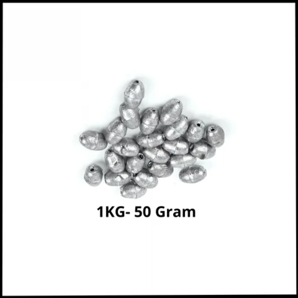 Uyguna-Yakala 50 Gram -1KG-Kıstırma Zeytin Gezer Olta Kurşunu -SUN.078 ürün görseli